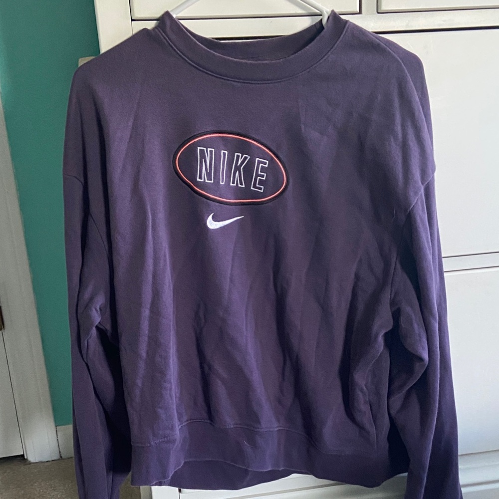 Nike Men's Deep Purple Crewneck Sweater